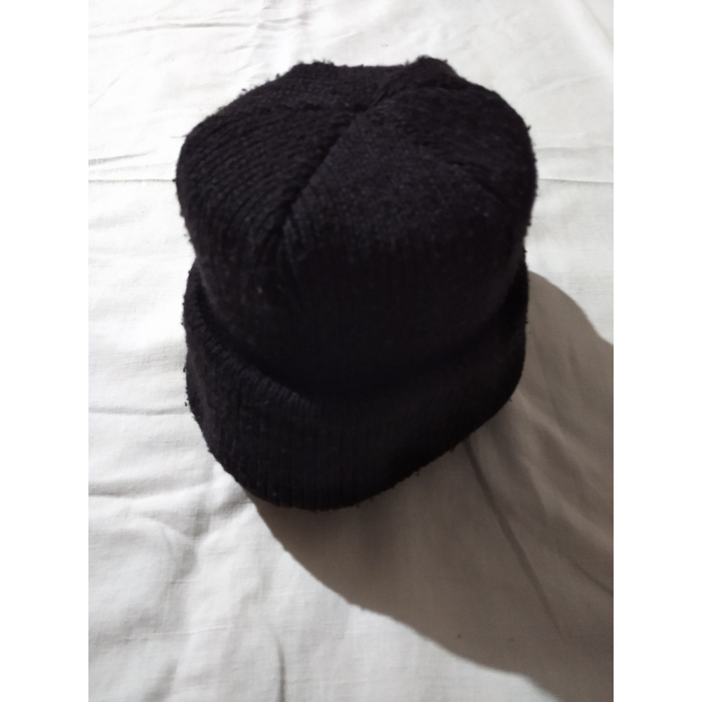 Beanie Unisex Black Knit